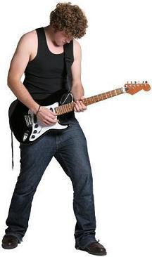 ท่ายืนสำหรับเล่นกีตาร์